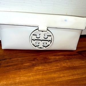Tory Burch White Clutch